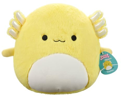 Squishmallows FuzzAMallows Plush Treyton the Axolotl 30 cm - Rare Exclusive Original 2024