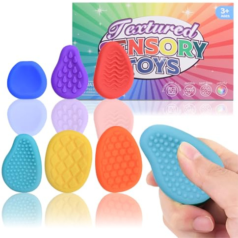 CHSEEO Fidget Stimming Toys Per Bambini e Adulti, Set di 6 Pezzi Giochi Sensoriali Antistress Autismo