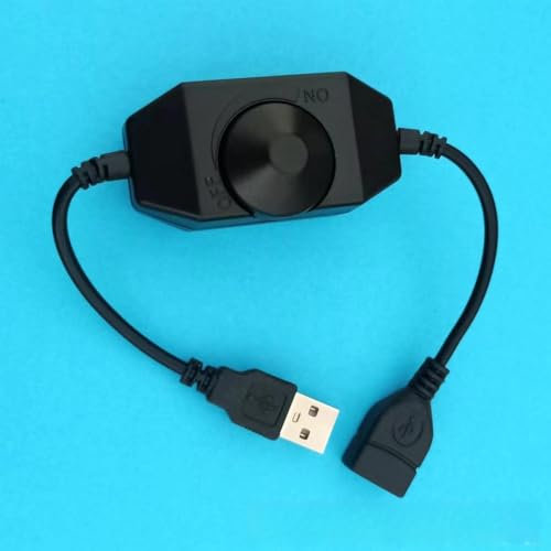 USB2.0-Datenschalter-Verlängerungskabel, LED Streifen Dimmer,LED Streifen Dimmer Schalter,Dimmer Schalter,USB LED Knopf Dimmer DC 5V Band Helligkeit justieren Schalter,Drehschalter Controller für LED
