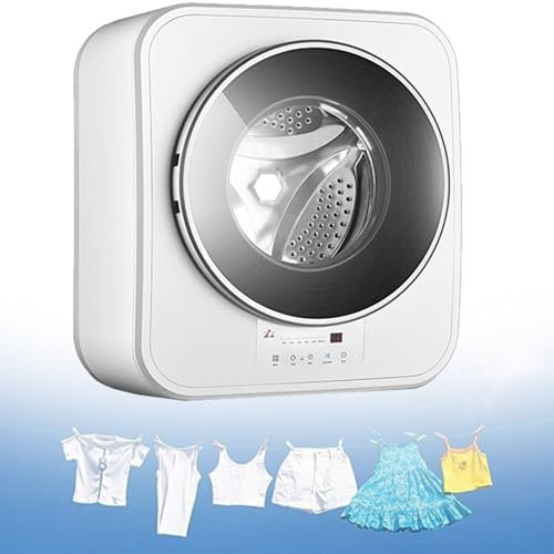 Machine à laver portable, mini machine à laver murale, tambour charge avant entièrement automatique, capacité de lavage de 3 kg, convient pour le voyage dans la chambre
