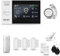HUXGO® HXA007 Alarmas para casa hogar WiFi + gsm con Sirena | Kit Alarma inalámbrico con 1x Sensor de Movimiento, 3X alarmas de Puerta/Ventana | Alarma Tuya Smart Life