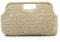 EVEOUT Straw Clutch for Women Summer Boho Raffia Beach Purse Bag Holiday Woven Tote Handbag for Work Wedding Party