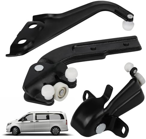 tivekeo JinsenTGG - Juego de ruedas para puerta lateral corredera derecha para Mercedes-Benz Viano/Vito/Vito Bus/Mixto Van W639 2003-2022, juego de rodillos de puerta lateral - Guía de rodillos de