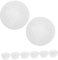 Luxshiny 8pcs Barrel Caps for Oil Drum Sealing Covers to Prevent Liquid Leakage Replacement for Water Drums and Oil Containers