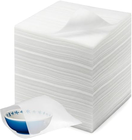 Packaging Material Pack of 100, Bubble Wrap Moving Material, 30 x 30 cm Foam Bags, Can Protect Glasses, Dishes, Wine Bottles, Bubble Wrap, Transport, Moving