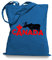 Ma2ca® Canada Moose Elch Stoffbeutel Einkaufstasche Tasche Tragetasche/Bag WM101-cornflower_blue