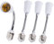 E26/E27 Light Bulb Socket Extender Adapter, E26/E27 To E26/E27 Flexible Extension, All-Directional Light Adjustable Converter For A19 Led Lamp,Recessed Spotlight Etc. (4-Pack)