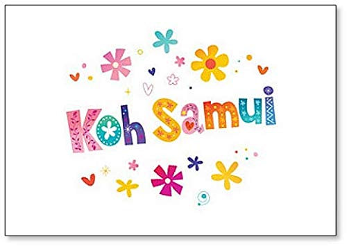 Kühlschrankmagnet Koh Samui Island in Thailand