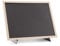 HENDI Kreidetafel, Blackboard, Schiefertafel, Memoboard, mit Ständer, Holzrahmen, 300x400mm, Holz