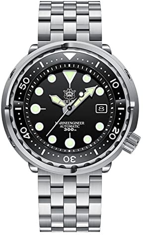 Steeldive SD1975 Taucheruhr, Thunfisch, NH35, AR-Saphir, Lume, 300 m Taucher, BNIB, Armband
