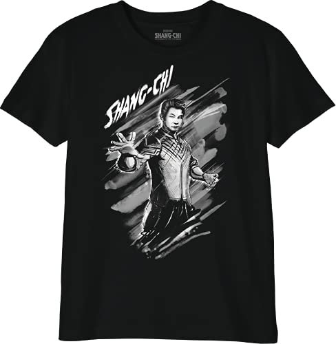 Marvel Jungen Boshchmts003 T-Shirt, Schwarz, 12 Jahre