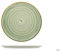 Saturnia Piatto Pizza e sottopiatto modello Circus 33cm toalità verde