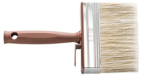 HARDY WORKING TOOLS Brosse en Soie pour vitrifier ou vernir, lasure Taille 150mm x 40mm, Vernis Hauteur des Poils 66mm, Large Peinture, Brosse, Série 85, A0245-856615 Marron