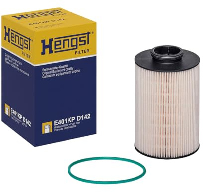 HENGST - Kraftstofffilter E401KP D142 - Kraftstoff-Filtereinsatz für KFZ - Entfernt Staub und Schmutz - Schützt den Motor und das Einspritzsystem