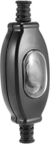 - J 3A 250V 6mm Impermeabile in Linea Interruttore Cavo Interruttore IP65 Filo Rotondo Argento Contatto Doppio Taglio Interruttore Antipolvere