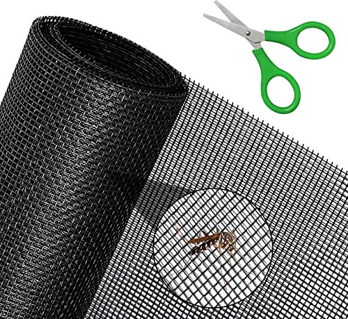 Rete Zanzariera per Finestra Fai Da Te, 120 X 250cm Zanzariera Porta Finestra, Rete Zanzariera Rotolo, Zanzariere per Porte Finestre, Zanzariera Magnetica Finestra Adatto a Tutte Finestre Porte - Nero