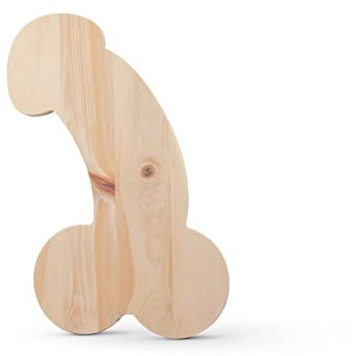 Zirbelino® XL Cocky Board aus Zirbenholz | Servierbrett | naturbelassen | ca. 50x28cm und ca. 2,4cm dick | KRUMM