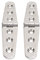 Ein Paar Robuste 316 Edelstahl Marine Gurtscharnier Mit Boot Home Hardware für Tür, Tor, Schuppen, Scheune, 3 Löcher, 152 x 30 mm