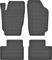 Gummimatten Gummi Fußmatten Satz für Peugeot 206+ Plus (2009-2012) - Hoher Rand 15 mm