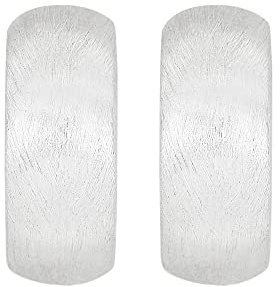 HEIDE HEINZENDORFF System Creolen Kira, Silber satiniert, (BxH) 8 x 20 mm