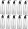 Alipis Bouteille Rechargeable 8 Pièces Distributeur Bouteilles Vides Rechargeable Presser Le Flacon Pompe De sous- Remplissage Liquide Vaisselle Distributeur De Shampoing À Pompe