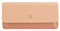 DUDU Custodia Porta Occhiali da Vista e Occhiali da Sole in Vera Pelle Morbida con Chiusura Magnetica, Astuccio Portaocchiali Colorato Rosa cipria