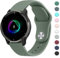 Mugust Bracelet de rechange classique pour Garmin Venu/Venu 2 Plus/Venu Sq/Venu Sq 2 Music pour homme et femme 20 mm Bracelet de rechange en silicone pour Garmin Venu Sq 2