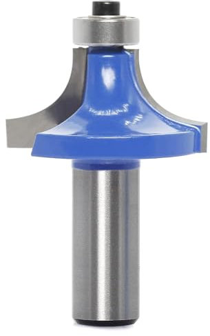 Round Over Router Bits 1/2 Shank,Radius 1/2 Roundover Beading Router Bit, Corner Rounding Edge Forming, Round Over Edging Router Bits, by Akylin