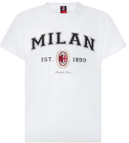 AC Milan T- Shirt College Collection, Blanc, M Mixte
