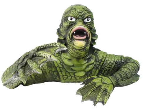 stepsin Kreatur aus der schwarzen Lagune Eidechse Mann Figuren Universal Monster Horror Wanddekoration Outdoor Decor Statue