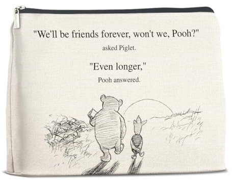 YeleY Winnie Puuh Make-up-Tasche Pooh Bär Kosmetiktasche, A
