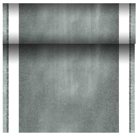 4 Rollen Tischläufer, stoffähnlich, PV-Tissue Mix ROYAL Collection 24 m x 40 cm Chalk