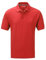 DELLMOOR Men’s Solid Polo Shirts, 100% Cotton Short Sleeve Activewear Polo Shirt for Mens, Stay Comfortable and Stylish Regular fit Sports Wear Casual Polo Shirts, Sizes M to 5XL, Red