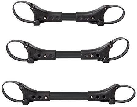 HOOLRZI Connettore per Passeggino 3 Pezzi Connettore per Passeggino gemellare Giunti universali Gancio per Collegamento Cinghia per Carrello Infantile