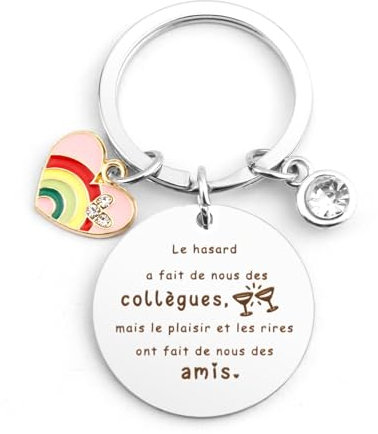 Cadeau Départ Collègue Porte Clef Cadeau Collegue De Travail Femme Cadeau Retraite Femme Idée Cadeau Départ Collègue Porte Clé Cadeau Collègue Idee Cadeau Homme Original Cadeau Depart Collegue Travail