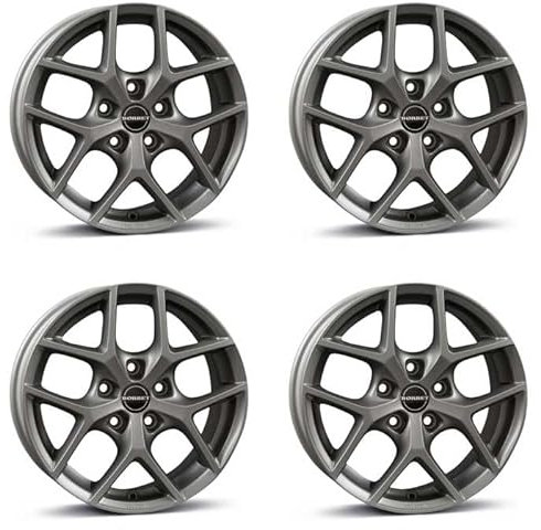 4x Borbet Felgen Y 7.5x17 ET45 5x108 titan matt kompatibel mit Mercedes Citan