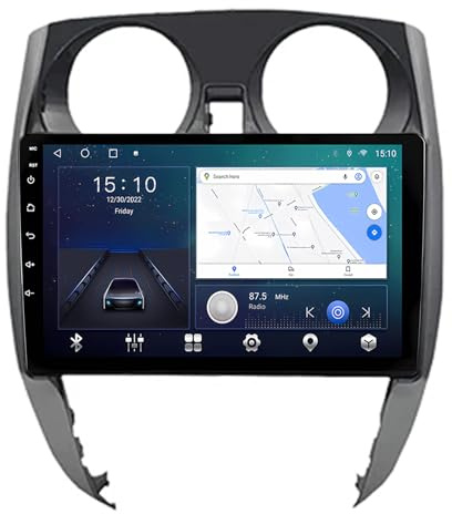 9 inch Android 13 Car Stereo Radio 2 Din Touch Screen Car Radio for Nissan Note 2 2012-2021 with Steering Wheel Controls Bluetooth GPS Navigation Carplay AHD Reverse Camera