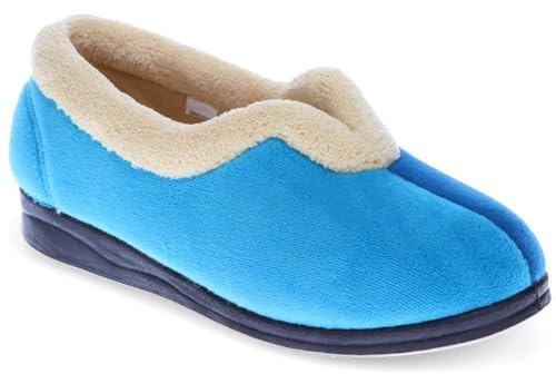 Pavers Antibacterial Slippers - Blue Teal Size 9