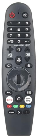 ALLIMITY Mando a Distancia de Voz Compatible con Akai WebOS TV AKTV4318S AL50U-FX1WS AL55U-FX1WS AL43U-FX1WS AL43SU-FX1WS AL43UFX1WS AL43SUFX1WS AL50UFX1WS AL55UFX1WS AKTV 4318S