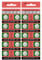 Chenxi Studio 20pcs/10Pcs AG4/377/LR626 Watch Battery Button Cell Button Batteries for Watches Toy, Long Lasts Power Supply