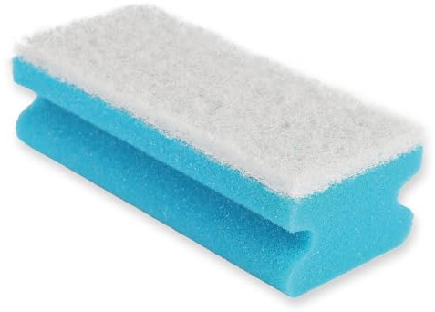 100 Stück, Padschwämme, FRANZ MENSCH, 15 x 7cm, blau, Schaumstoff/Softvlies | Colour, Reinigungsschwämme, Putzschwämme, cleaning sponge, Scheuervlies, Küchenreinigung, Gastronomie, Hygiene