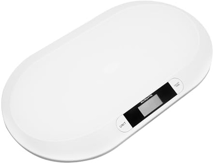 WEvalMC Pèse-personne numérique pour bébé, capacité de poids de 20 kg, pour corps, lapins, chats, chiens