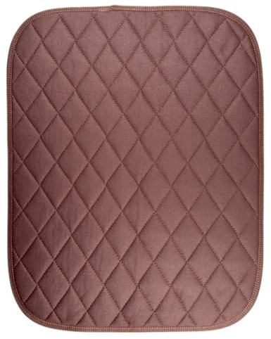 Inkontinenz-Sitzauflage von FabaCare mit wasserdichten Unterseite, 4-lagig, hohe Saugkraft, waschbar bis 95°C, formstabil, 50x40 cm, Farbe: braun