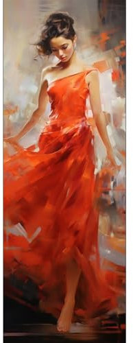 5D Kit Completo Pintura de Diamantes Chica Sexy Grande 5D Diamond Art Mosaico Artesanía Kit, 5D Diamond Painting con Pedrería Diamond Painting Accesorios Kit para Decor Hogar 95x280 cm/38x111 Inch M-2