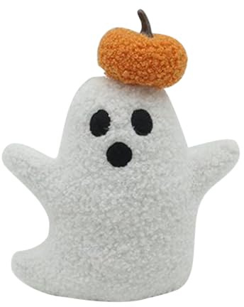 Ghost Plush Baumwollpuppe für Kurze Plüsch, weiches Plüschspielzeug, dekorativ, gemütliches Ornament für zu Hause Debit-Sofa für das Schlafzimmer