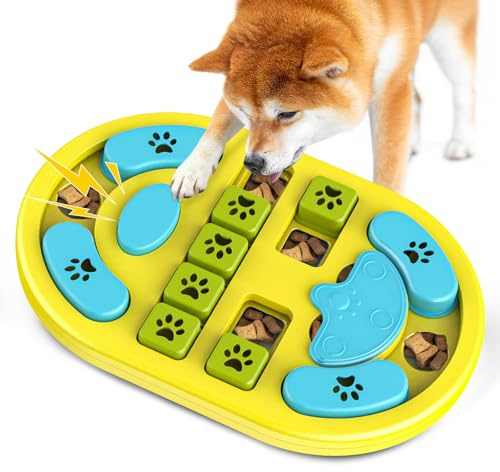 Blanlody Jouet Chien interactif,Jouet Chien Occupation pour Stimule Le QI | jouet interactif chien Pour l'ennui，puzzle chien pour Améliorer le QI，jeu intelligence chien pour Toute race pour cadeau