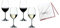 RIEDEL Vinum 4 x Weißwein Rotwein Set mit Glastuch, Riesling Grand Cru/Zinfandel (7416/54 + 5010/07) Vorteilsset