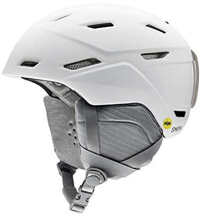 SMITH (SMIZD) Damen Mirage Helm mit Koroyd und MIPS, Matte White, M /55-59