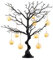 NUPTIO Deko Baum Halloween Tisch: 75cm Weihnachtsbaum Schwarz Wohnzimmer Hochzeit Christmas Hochzeitsdeko weihnachtsbäume Weihnachtsdeko Decoration Innen Schlafzimmer Outdoor Party Tree Geburtstag