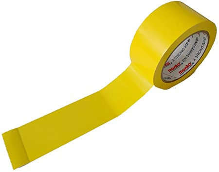 Warnband/Markierungsband/PVC-Klebeband / 50mm x 66m, gelb